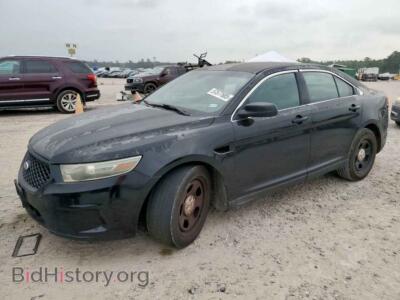 2014 Ford TAURUS Police Interceptor, black — VIN 1FAHP2MK3EG122216, Copart