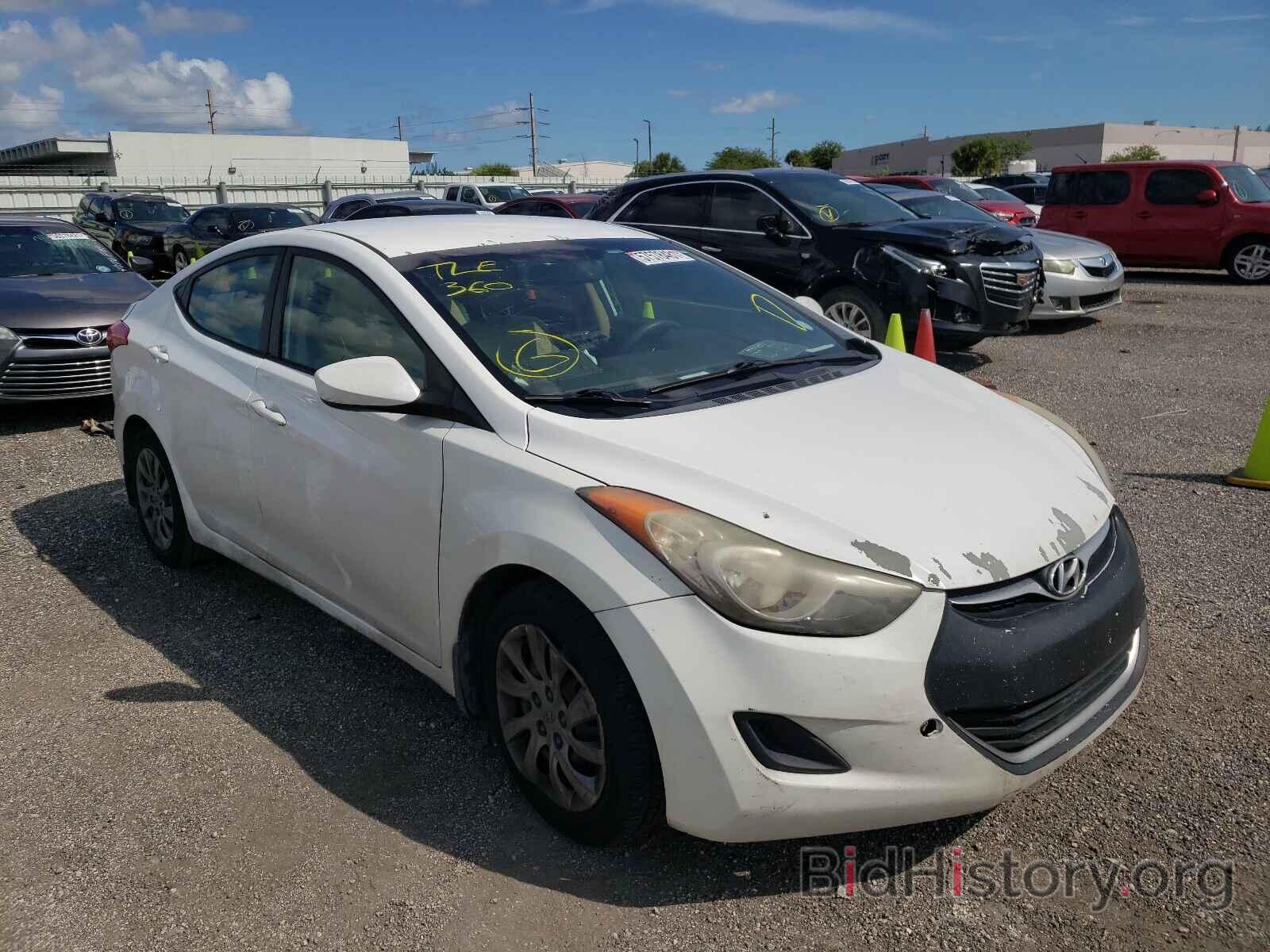 Photo 5NPDH4AE4CH141365 - HYUNDAI ELANTRA 2012