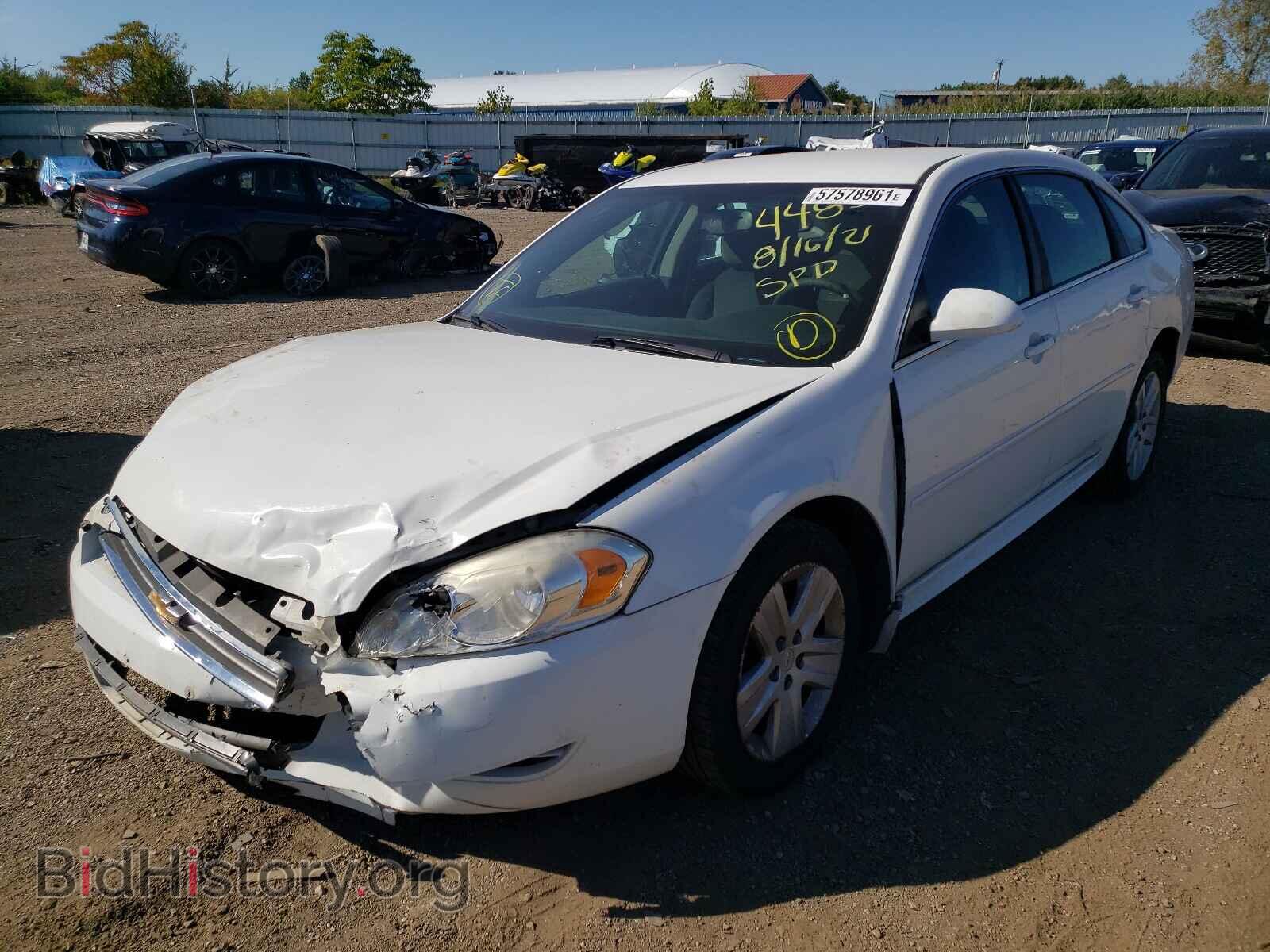 2011 CHEVROLET IMPALA - VIN: 2G1WF5EK9B1332342 - Фото 2