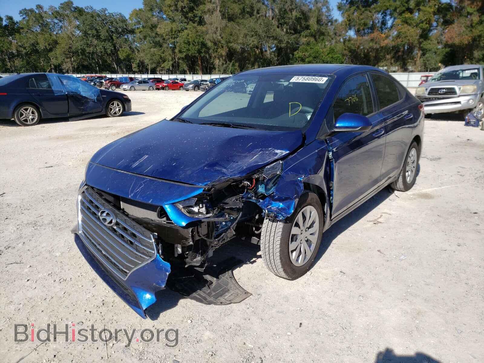 2020 HYUNDAI ACCENT - VIN: 3KPC24A66LE106952 - Фото 2