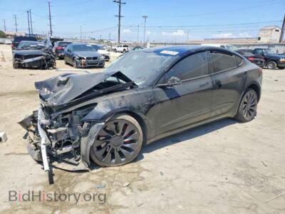 2023 Tesla MODEL 3, черный — VIN 5YJ3E1EC0PF676628, Copart