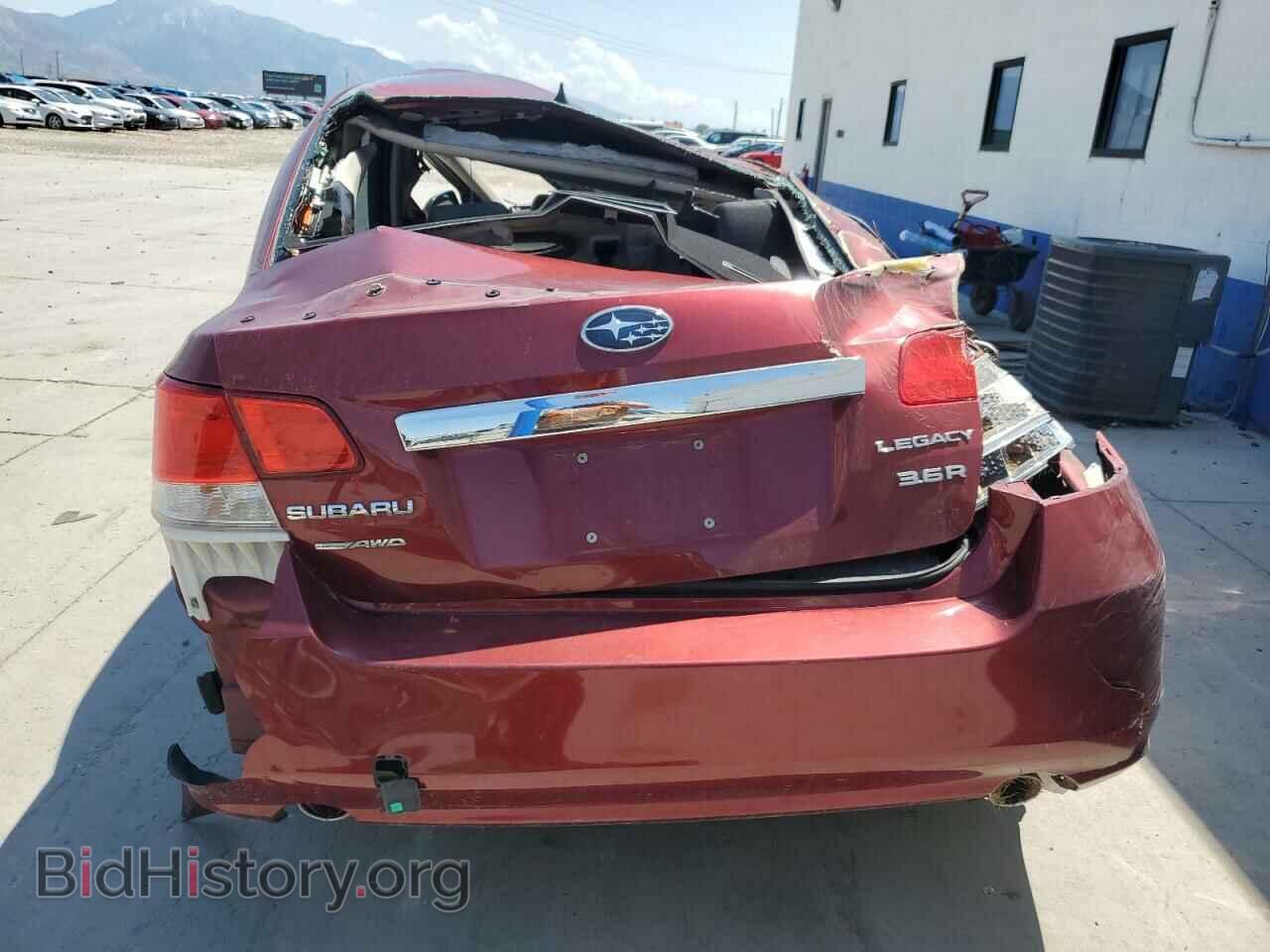 2012 SUBARU LEGACY - VIN: 4S3BMDK65C2014104 - Фото 6