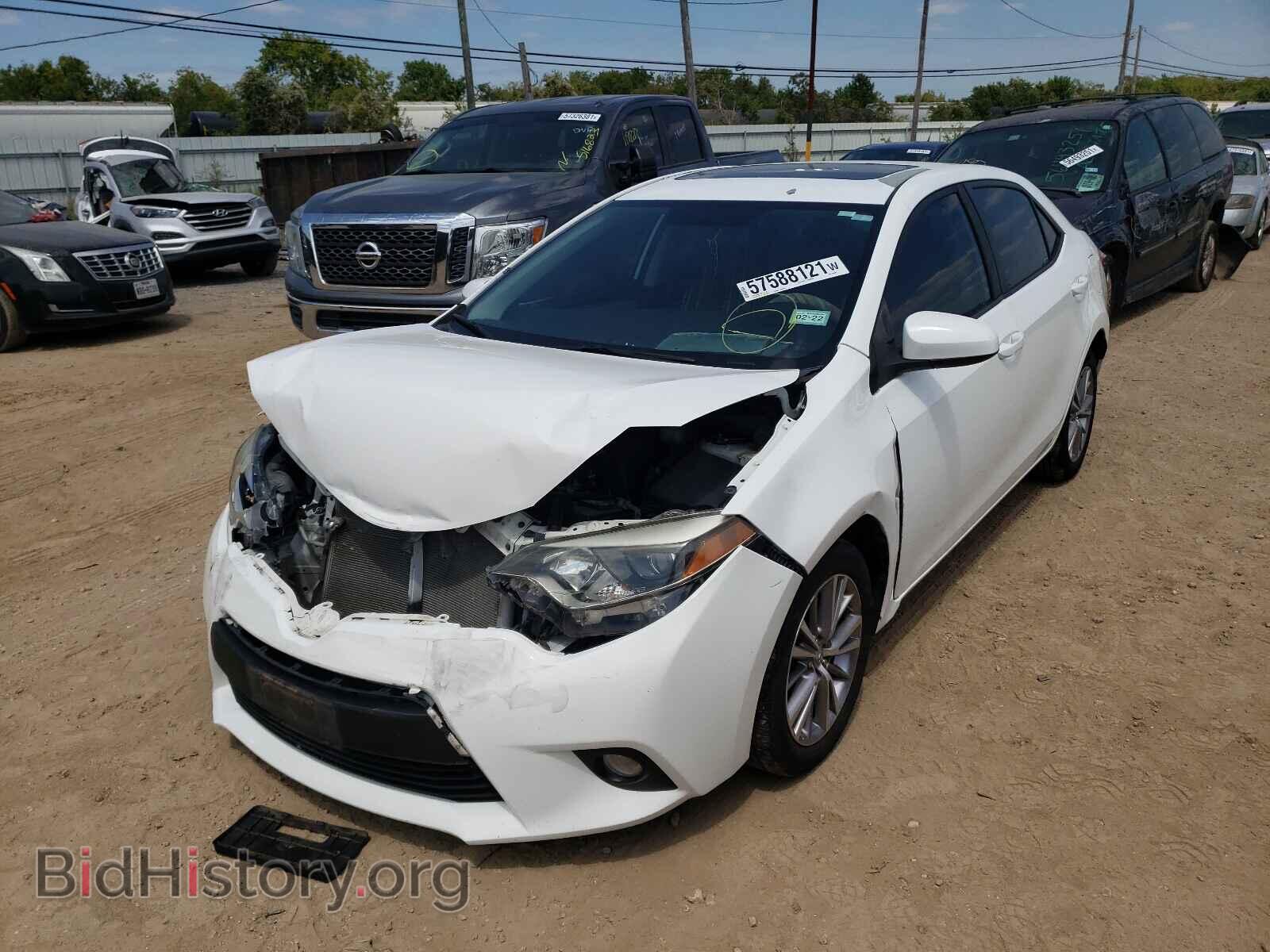 2014 TOYOTA COROLLA - VIN: 5YFBURHE2EP036660 - Фото 2