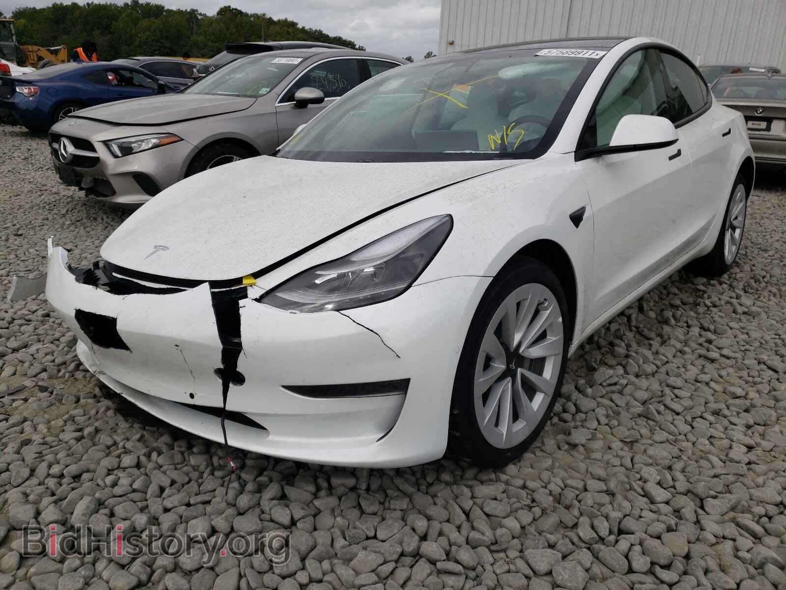 2021 TESLA MODEL 3 - VIN: 5YJ3E1EA5MF978071 - Фото 2