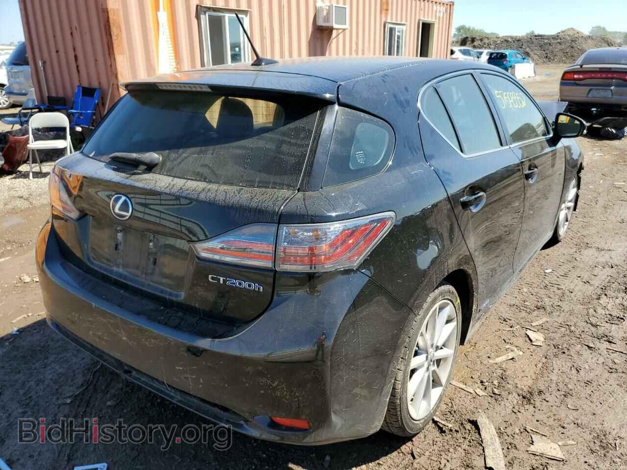 2012 LEXUS CT 200 - VIN: JTHKD5BH9C2067135 - Фото 4