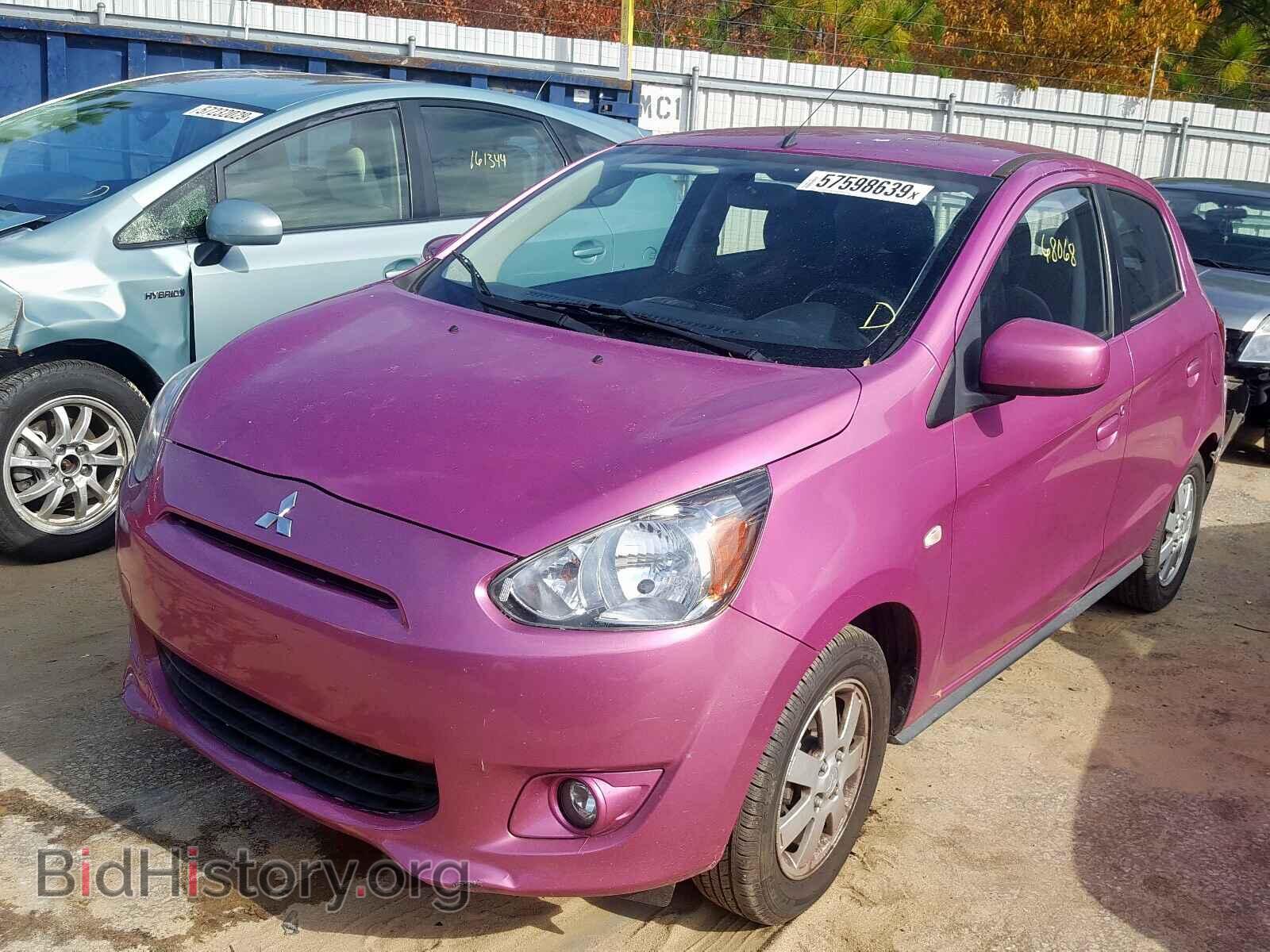 2014 MITSUBISHI MIRAGE - VIN: ML32A4HJ2EH013449 - Фото 2