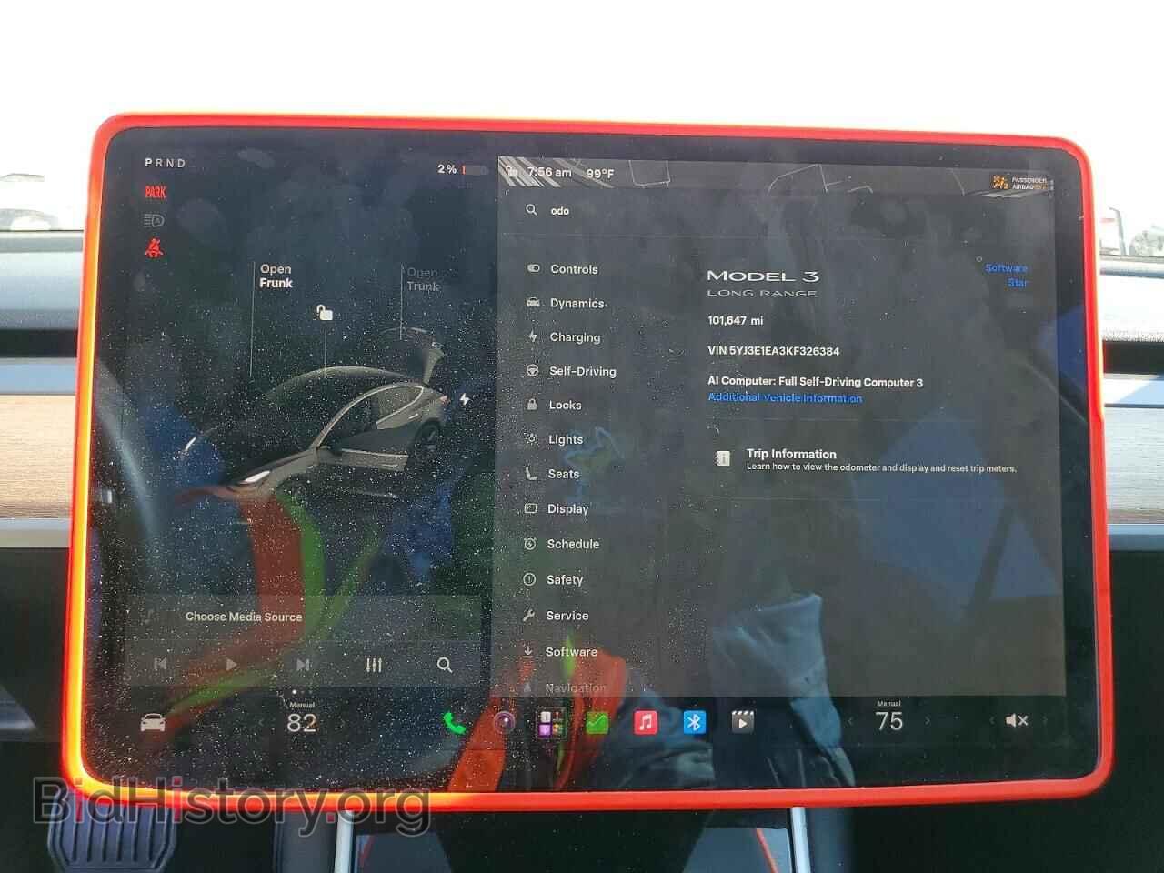 2019 TESLA MODEL 3 - VIN: 5YJ3E1EA3KF326384 - Photo 9