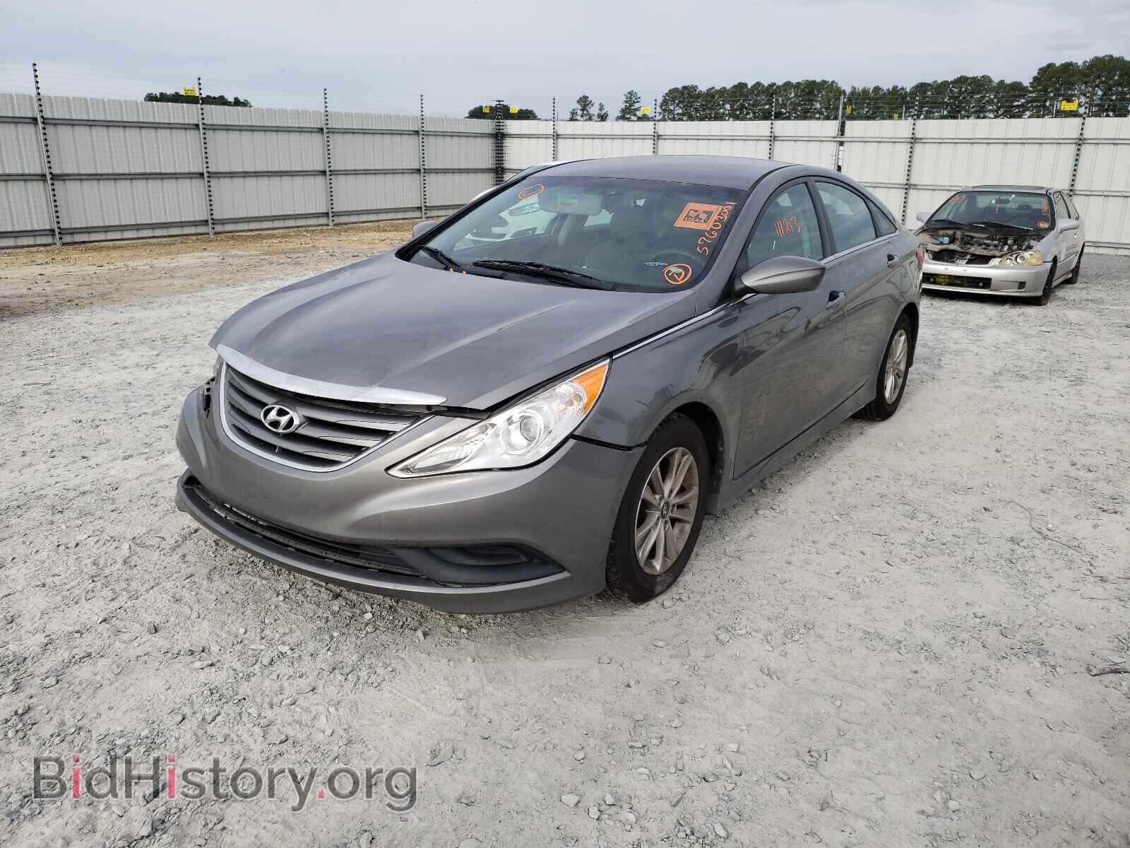 2014 HYUNDAI SONATA - VIN: 5NPEB4AC2EH863473 - Photo 2