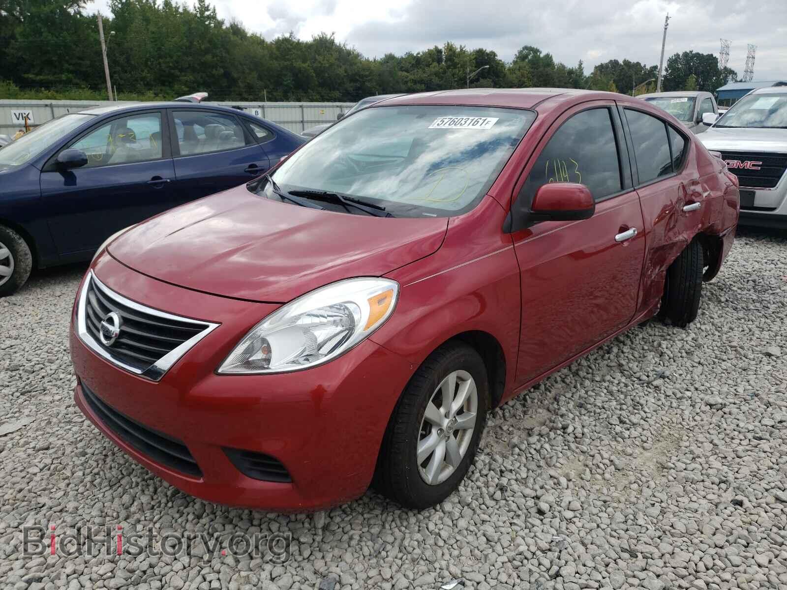 2014 NISSAN VERSA - VIN: 3N1CN7AP3EL839995 - Фото 2