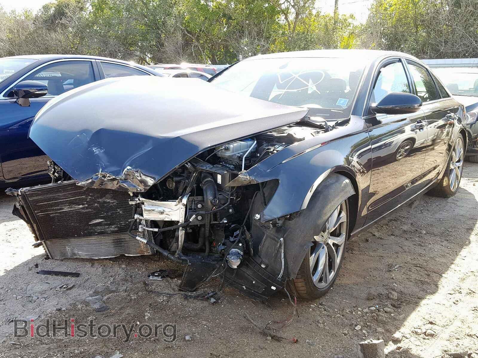 2014 AUDI A6 - VIN: WAUDFAFC8EN070442 - Фото 2