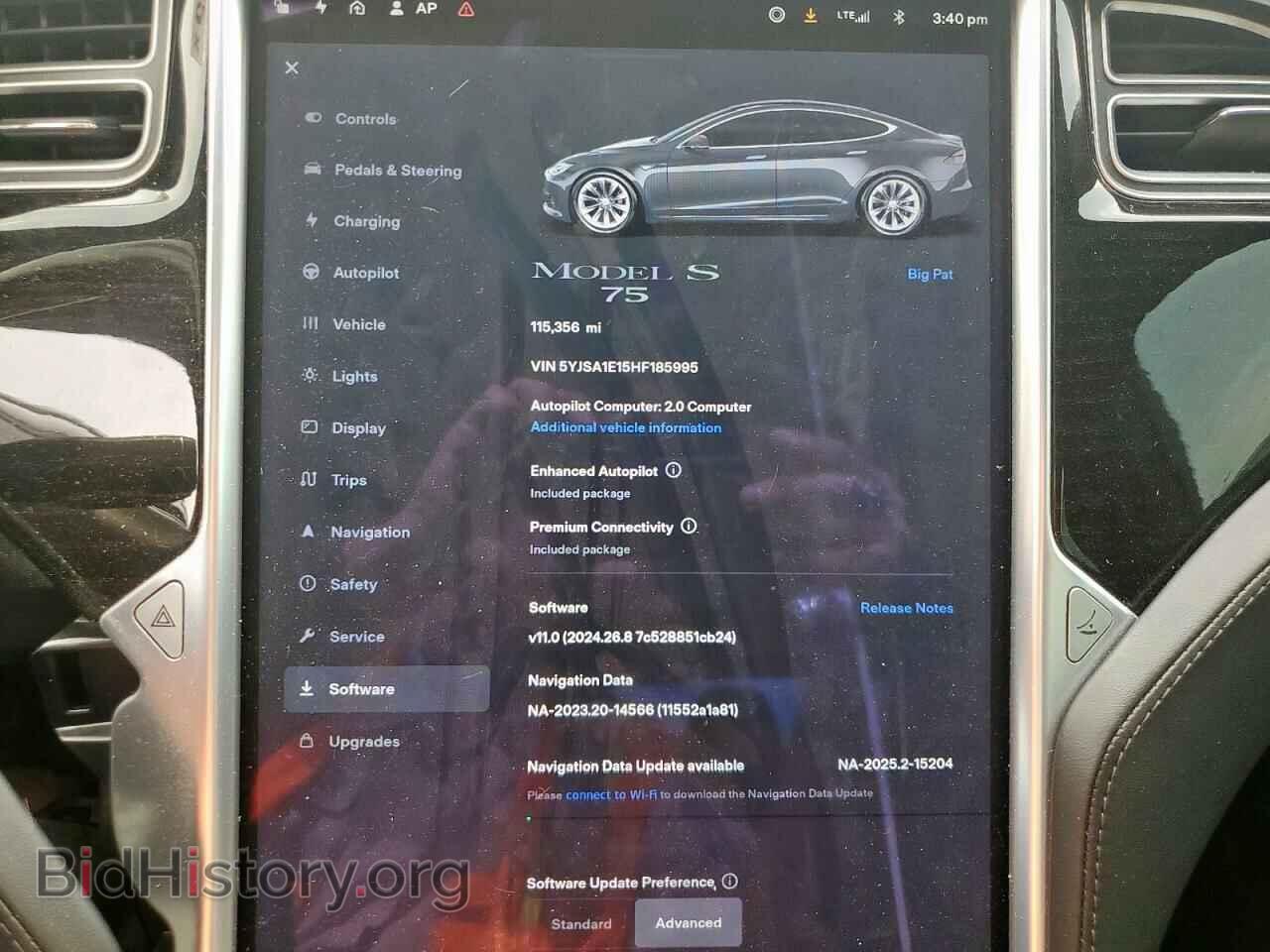2017 TESLA MODEL S - VIN: 5YJSA1E15HF185995 - Photo 9