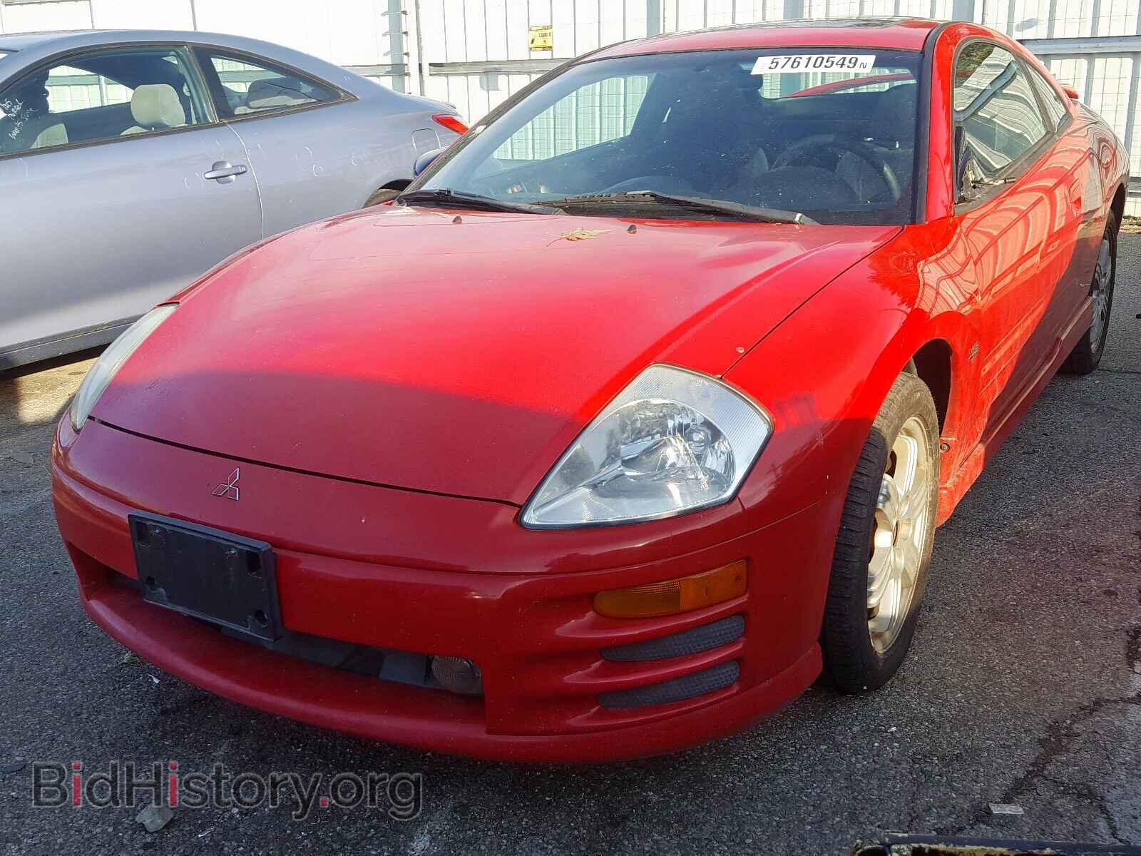 2001 MITSUBISHI ECLIPSE - VIN: 4A3AC84H21E102041 - Фото 2
