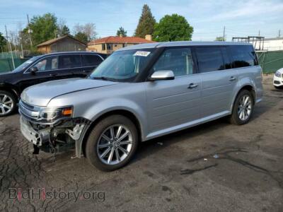 2014 Ford FLEX Limited, silver — VIN 2FMGK5D89EBD10509, Copart