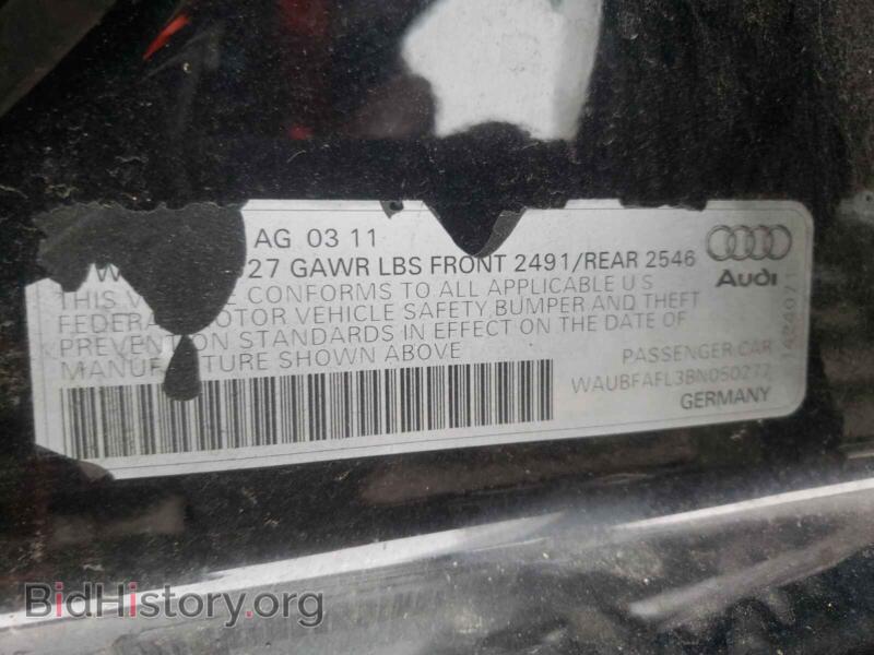 2011 Audi A4 (VIN WAUBFAFL3BN050277) — photo 10 of 10