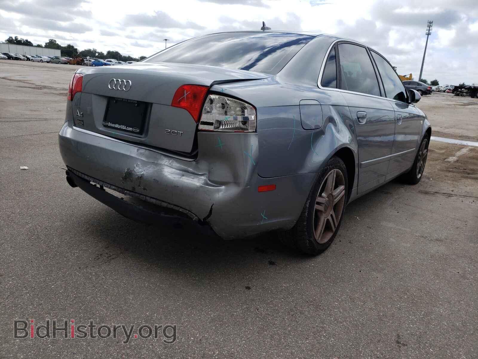 2007 AUDI A4 - VIN: WAUAF78E17A235407 - Photo 4