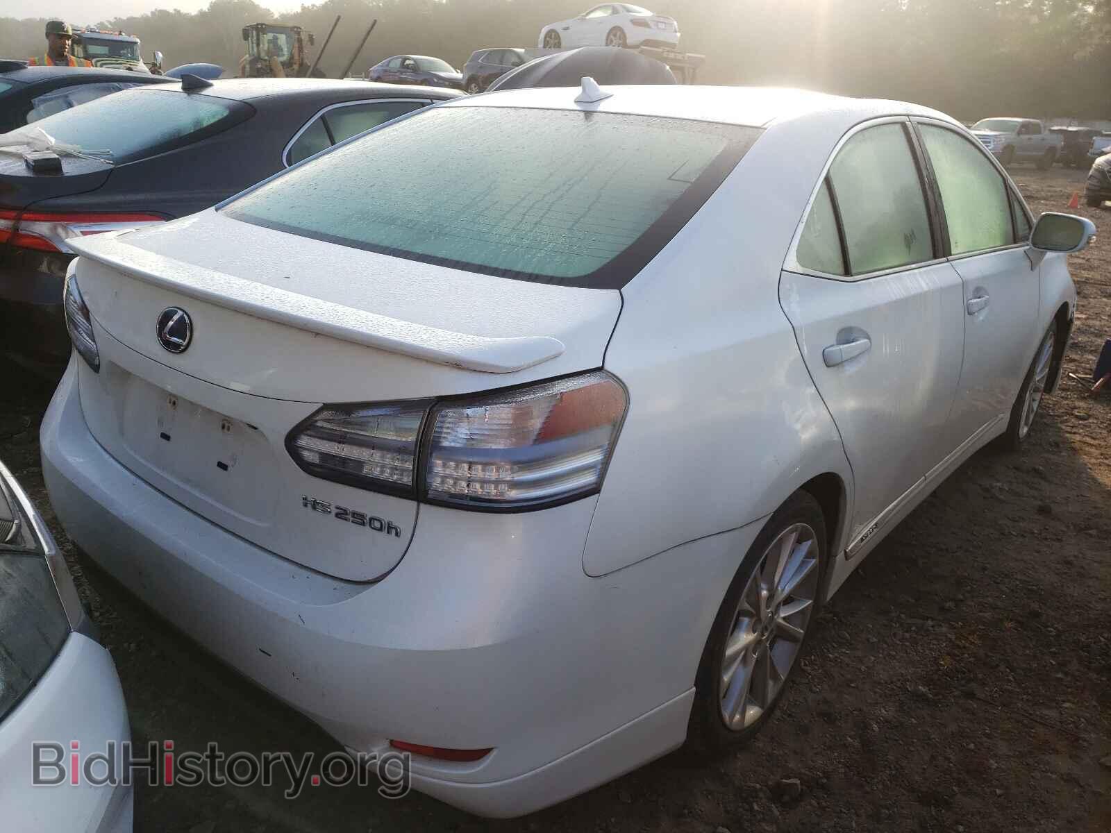 2011 LEXUS HS - VIN: JTHBB1BA7B2047370 - Фото 4