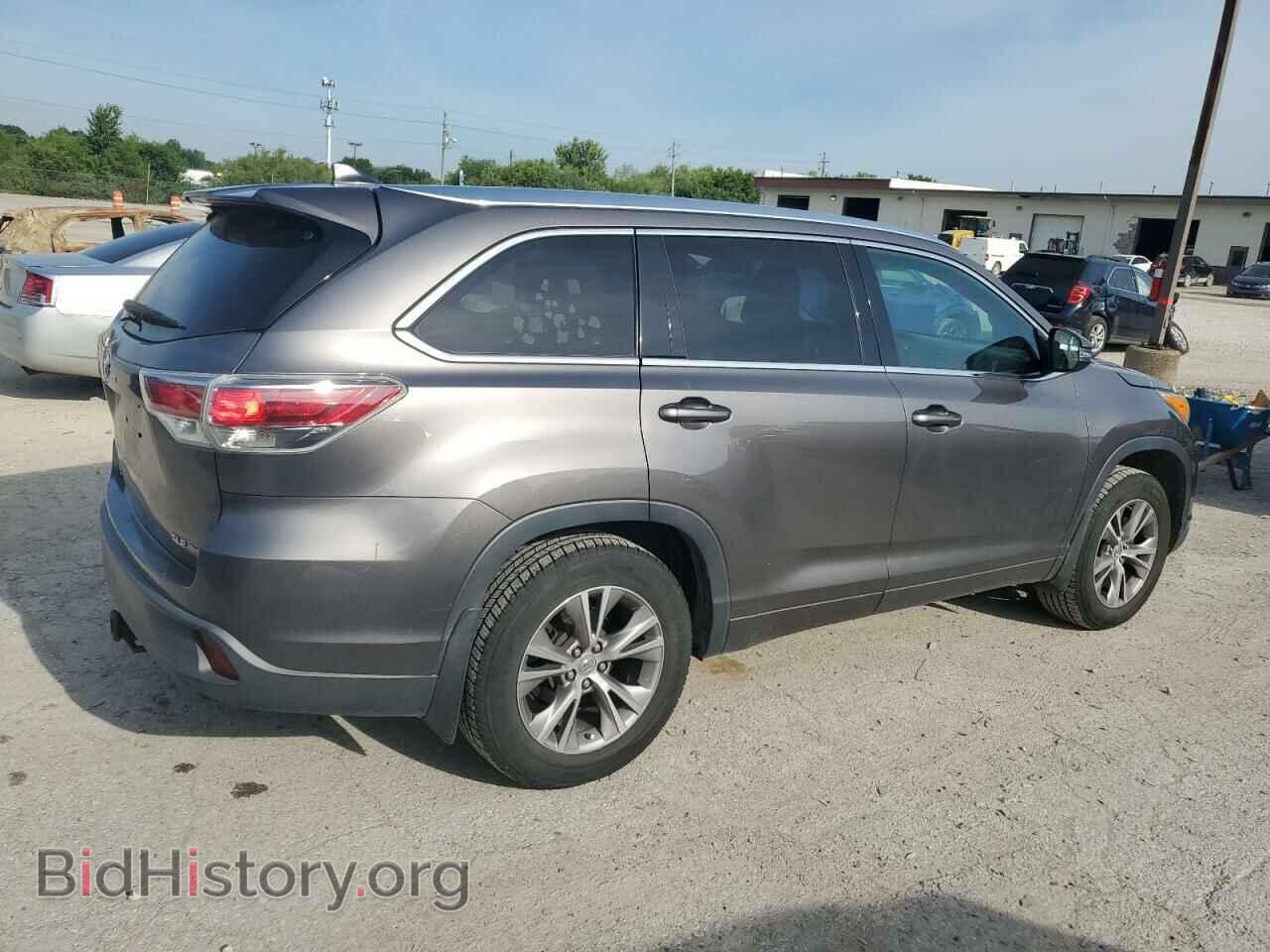 2014 TOYOTA HIGHLANDER - VIN: 5TDJKRFH6ES021908 - Фото 3