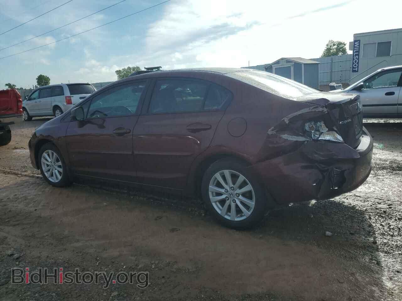 2012 HONDA CIVIC - VIN: 2HGFB2F98CH501337 - Фото 2