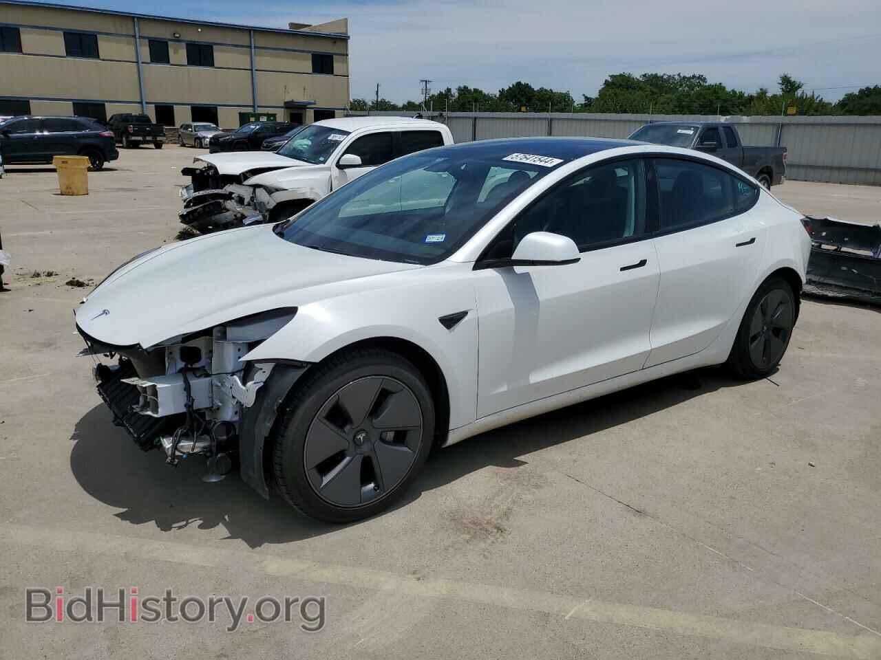 Photo 5YJ3E1EA2MF016777 - TESLA MODEL 3 2021
