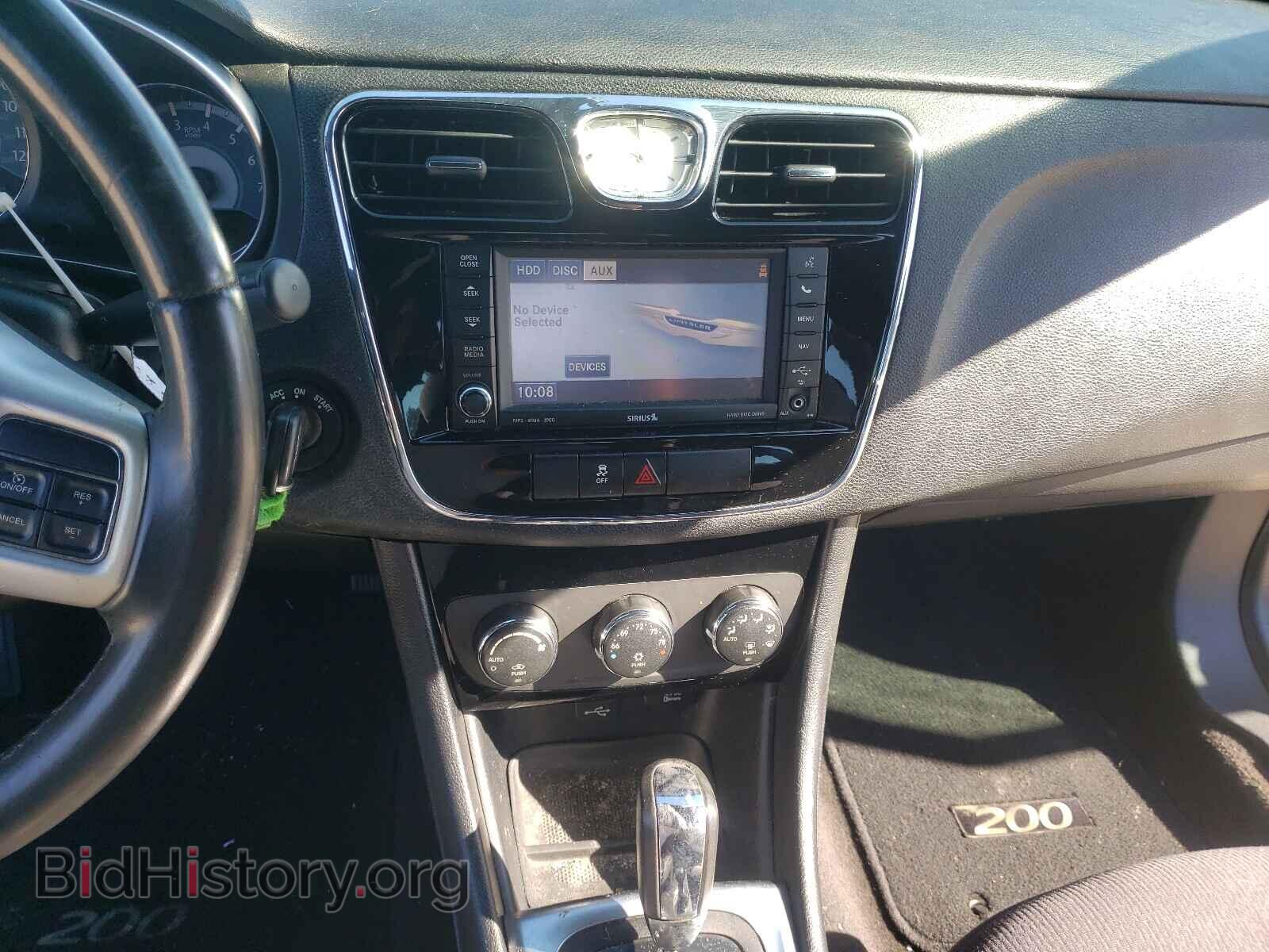 2012 CHRYSLER 200 - VIN: 1C3CCBBBXCN267334 - Фото 9
