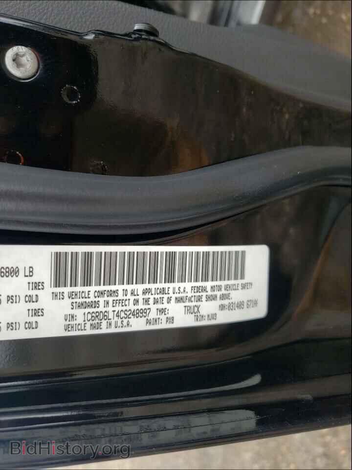 2012 DODGE RAM 1500 - VIN: 1C6RD6LT4CS248997 - Фото 10