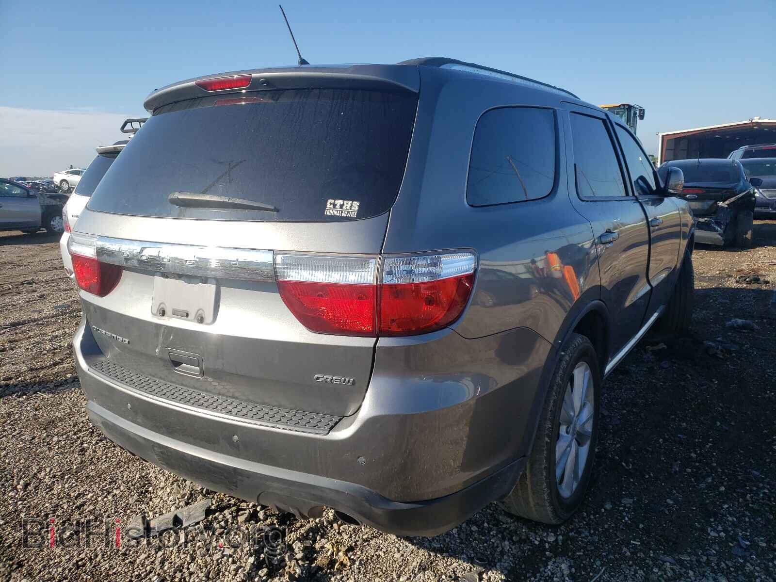2012 DODGE DURANGO - VIN: 1C4RDHDG8CC204811 - Photo 4