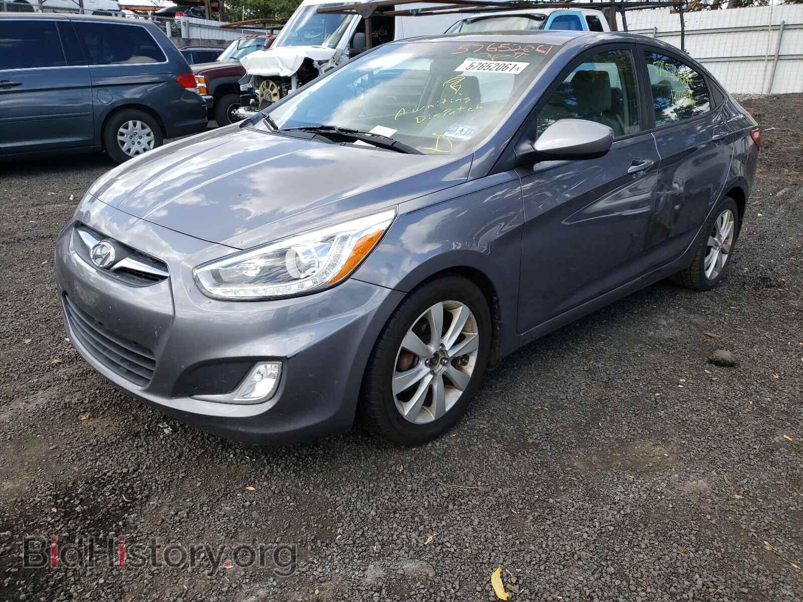 2014 HYUNDAI ACCENT - VIN: KMHCU4AE3EU617052 - Фото 2
