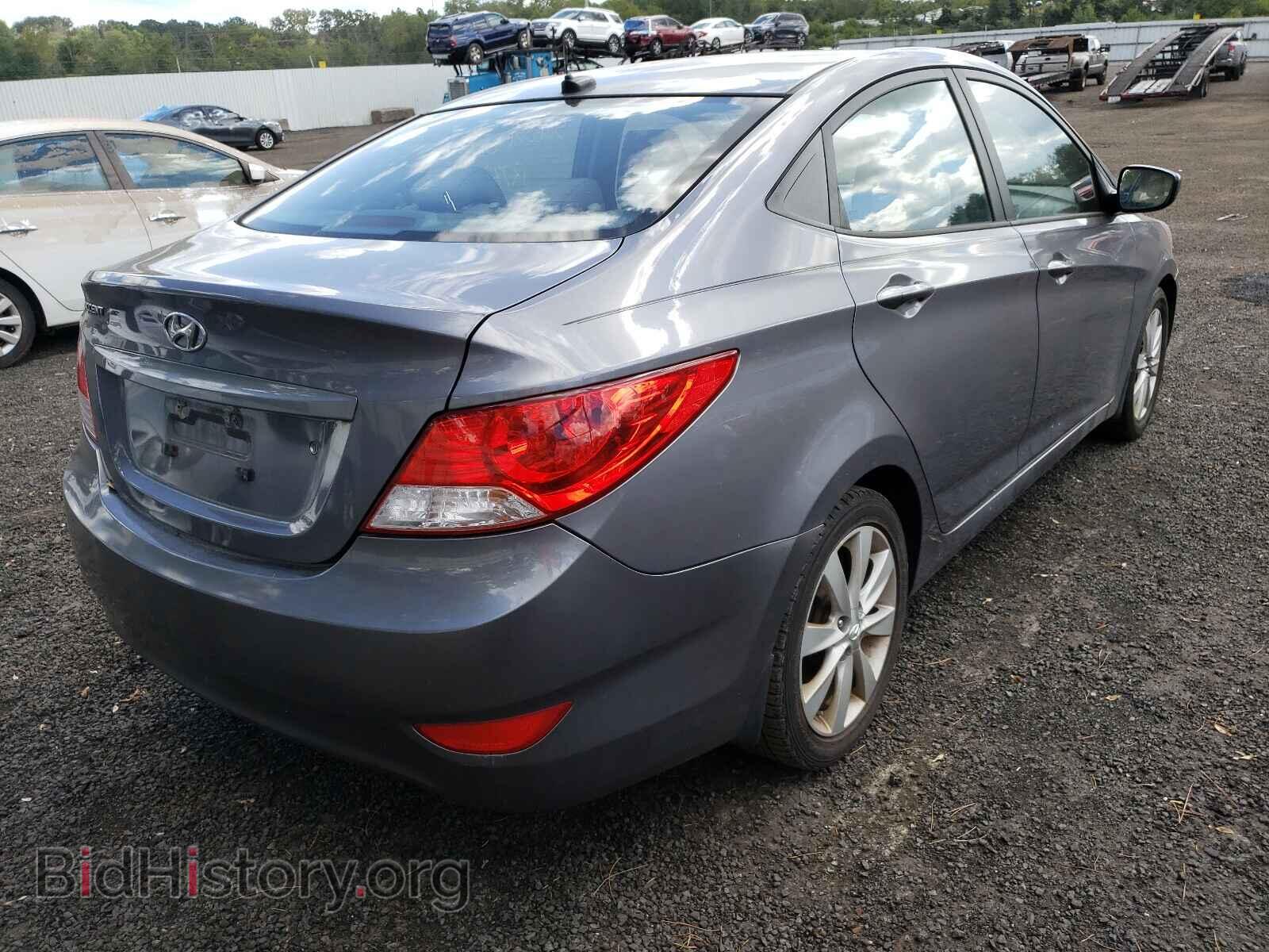 2014 HYUNDAI ACCENT - VIN: KMHCU4AE3EU617052 - Фото 4