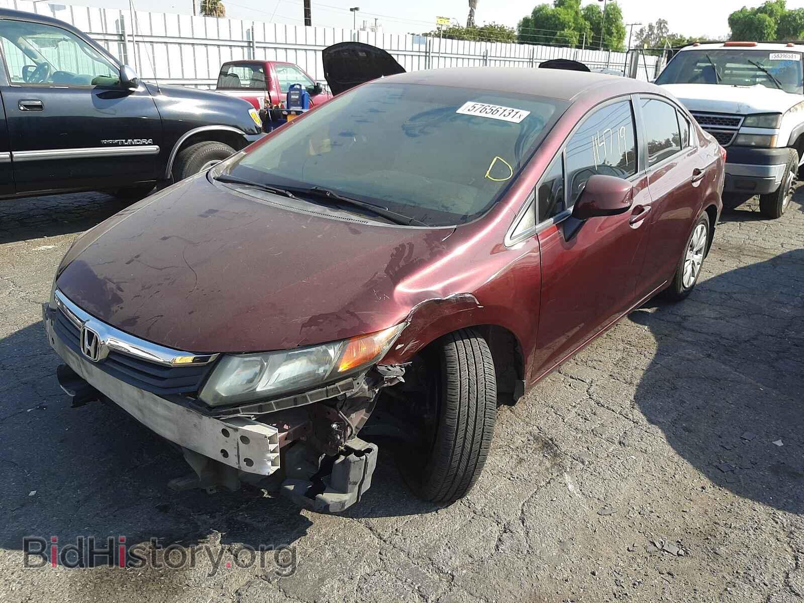 2012 HONDA CIVIC - VIN: 19XFB2F59CE357336 - Фото 2