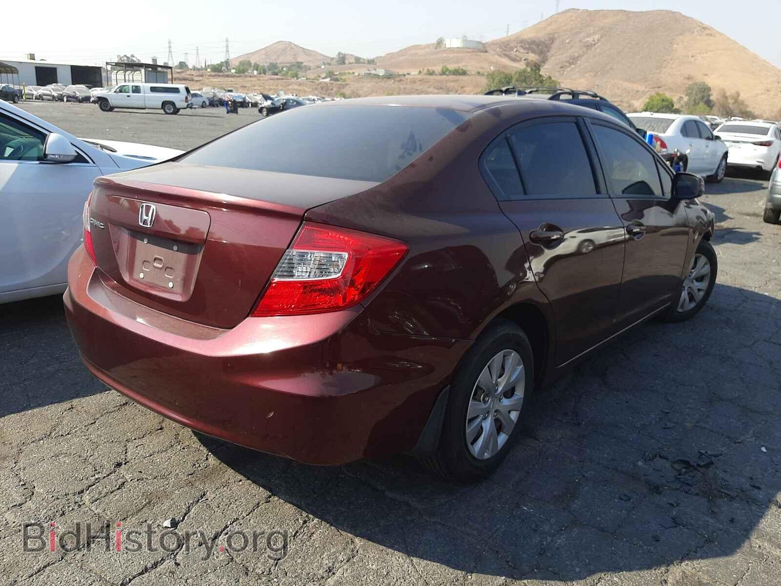 2012 HONDA CIVIC - VIN: 19XFB2F59CE357336 - Фото 4