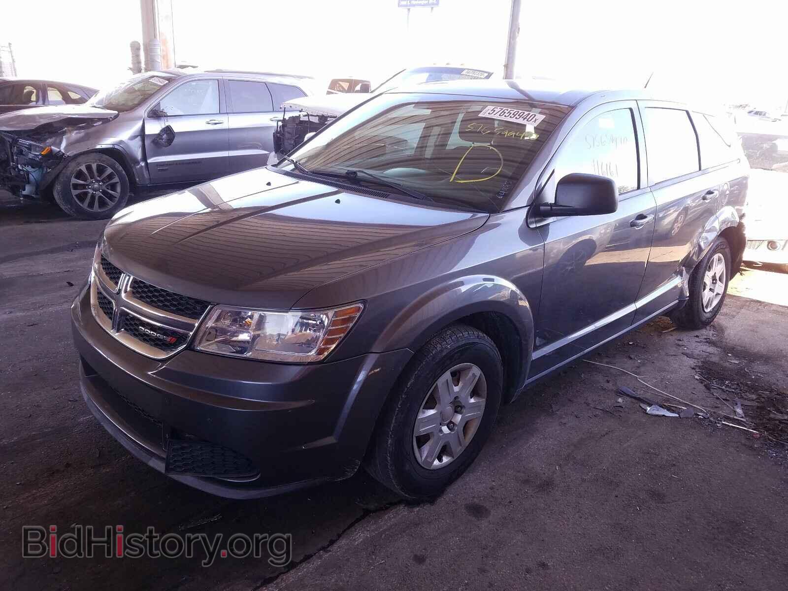 2012 DODGE JOURNEY - VIN: 3C4PDCAB5CT340983 - Фото 2