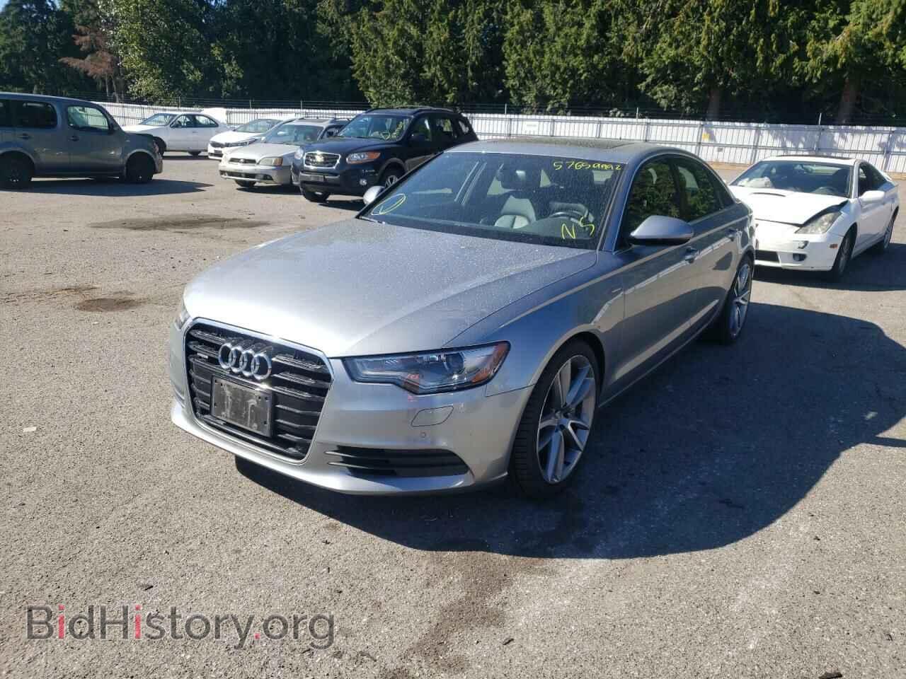 2012 AUDI A6 - VIN: WAUGGAFC7CN121193 - Фото 2