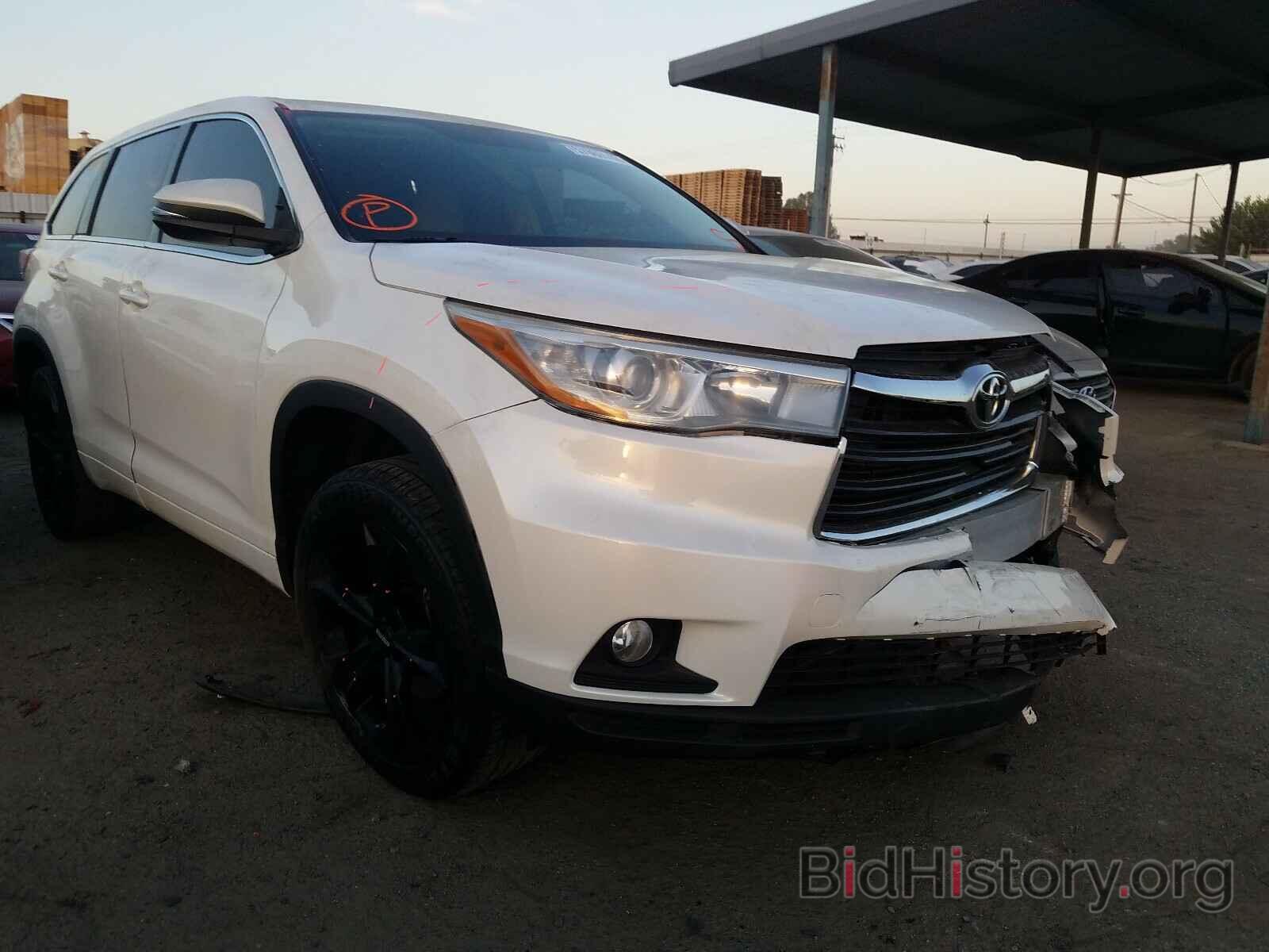 Photo 5TDZKRFH6FS052175 - TOYOTA HIGHLANDER 2015