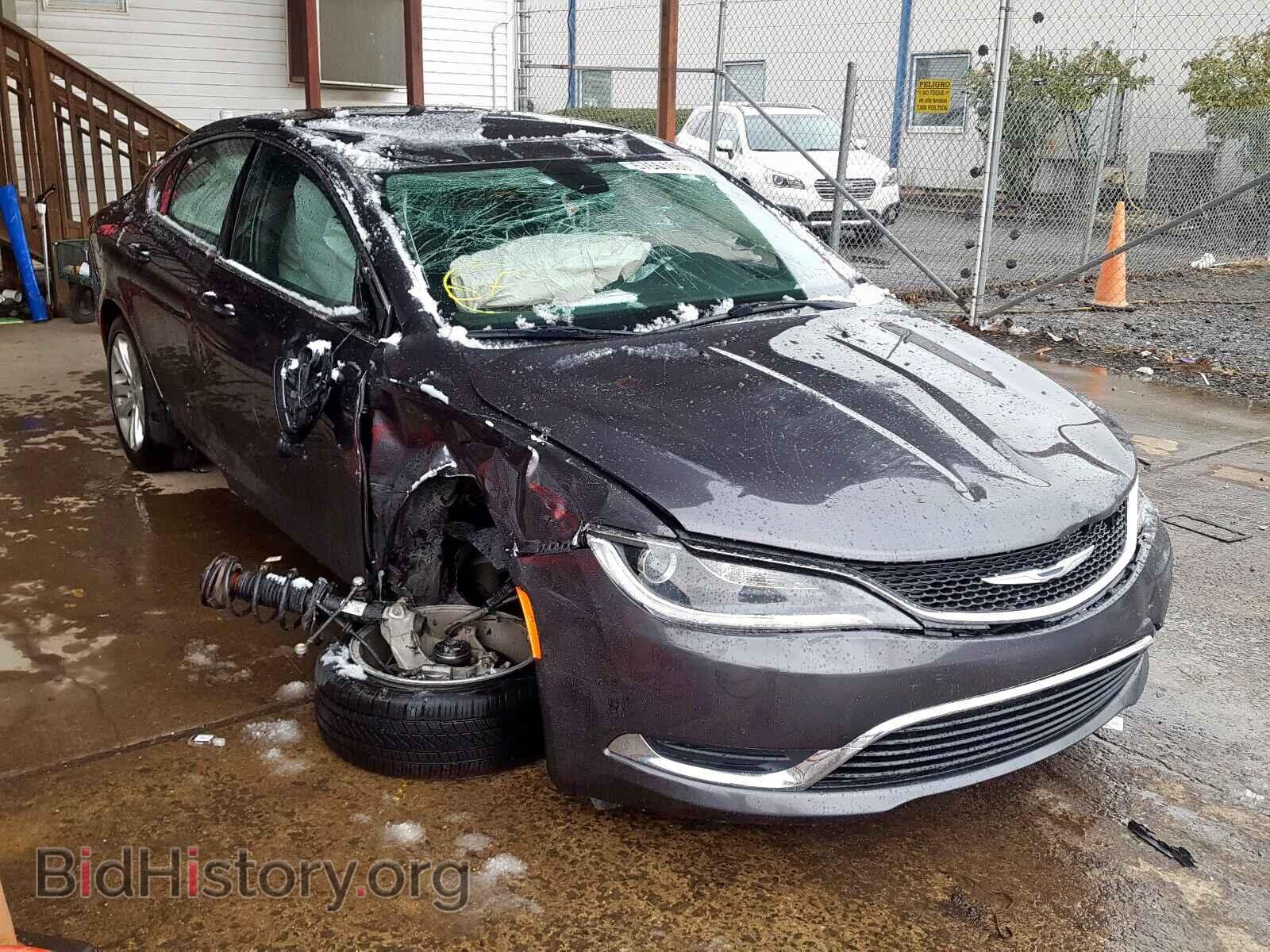 Фотография 1C3CCCAB5GN112316 - CHRYSLER 200 2016