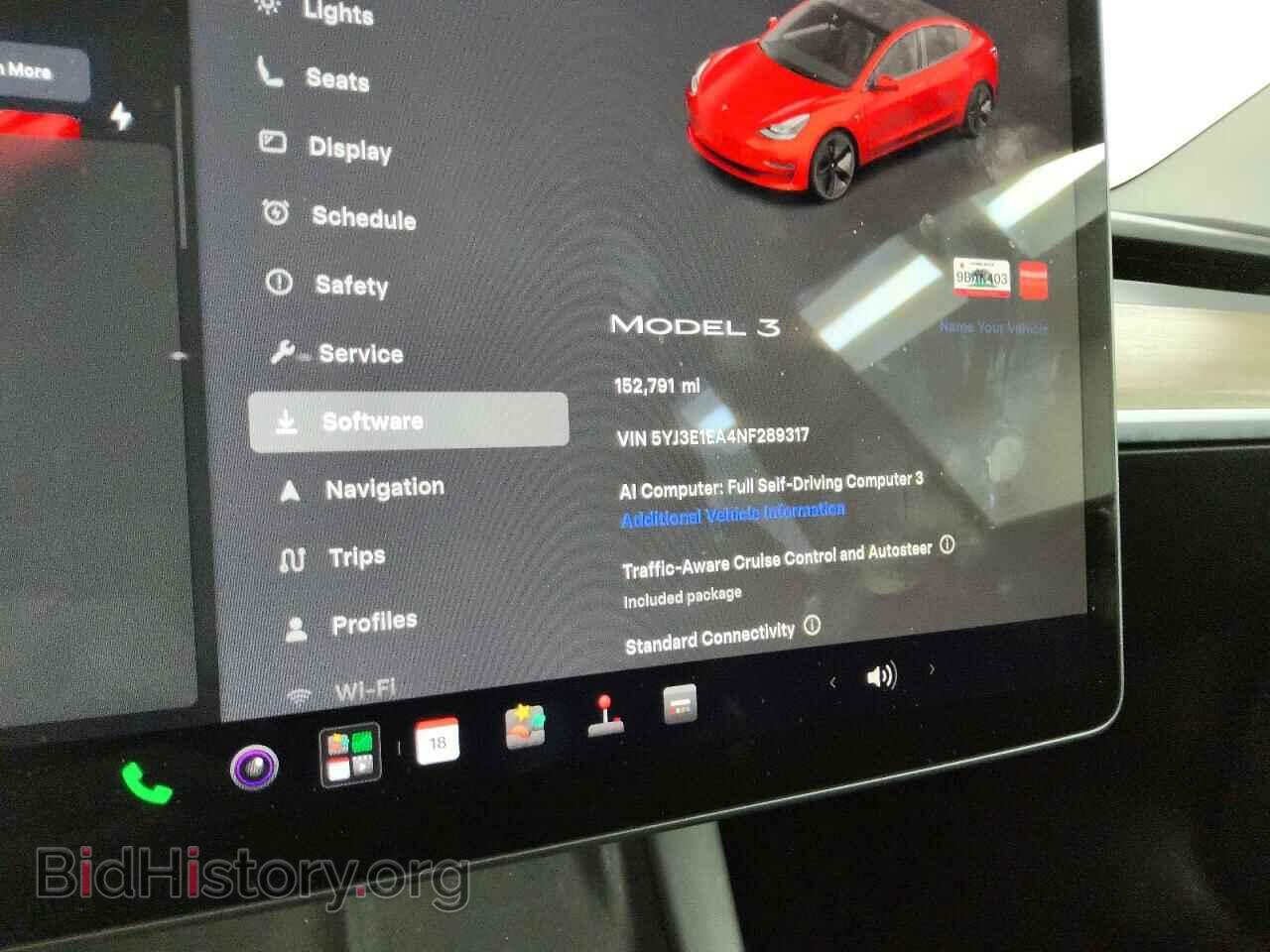 2022 TESLA MODEL 3 - VIN: 5YJ3E1EA4NF289317 - Фото 9