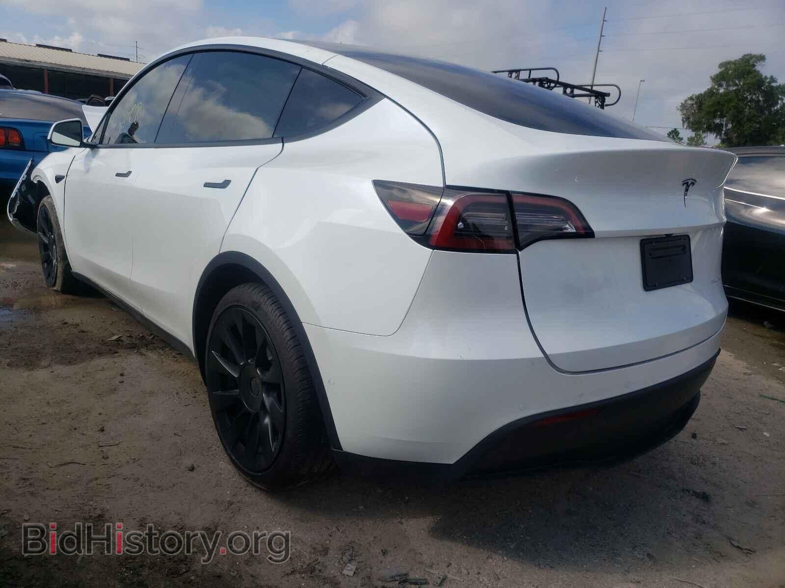 2021 TESLA MODEL Y - VIN: 5YJYGAEE7MF207663 - Фото 3