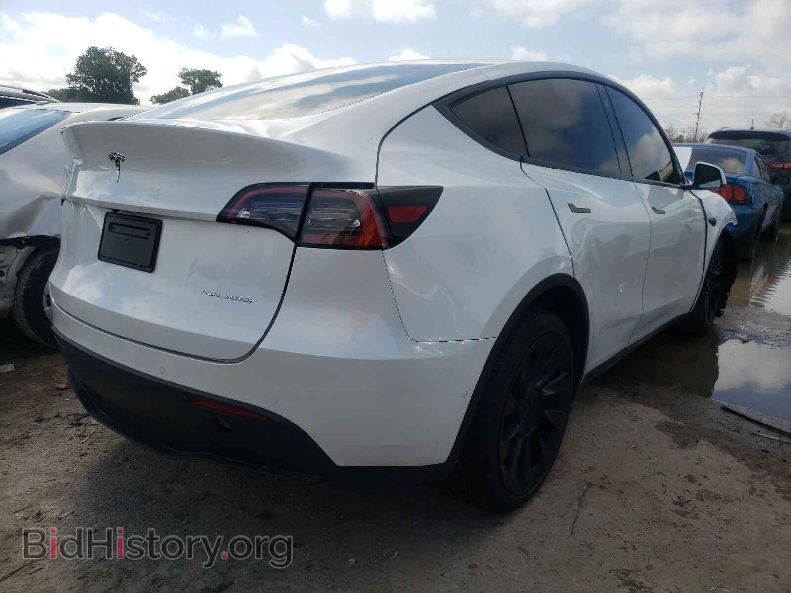 2021 TESLA MODEL Y - VIN: 5YJYGAEE7MF207663 - Фото 4