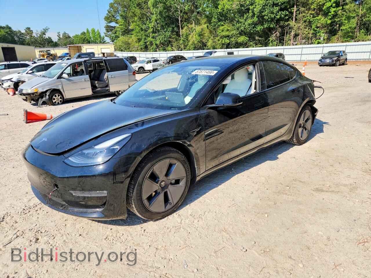 Photo 5YJ3E1EB2MF056043 - TESLA MODEL 3 2021