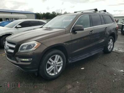 2014 Mercedes-Benz GL-CLASS 350 Bluetec, коричневый — VIN 4JGDF2EE7EA340663, Copart