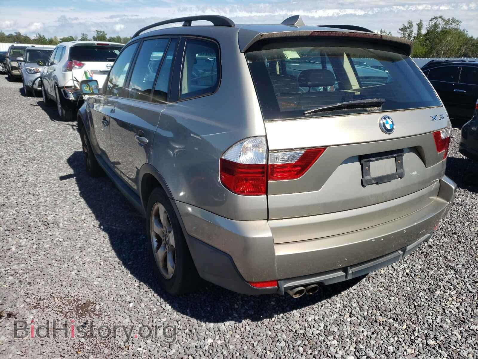 2007 BMW X3 - VIN: WBXPC93477WF10755 - Фото 3