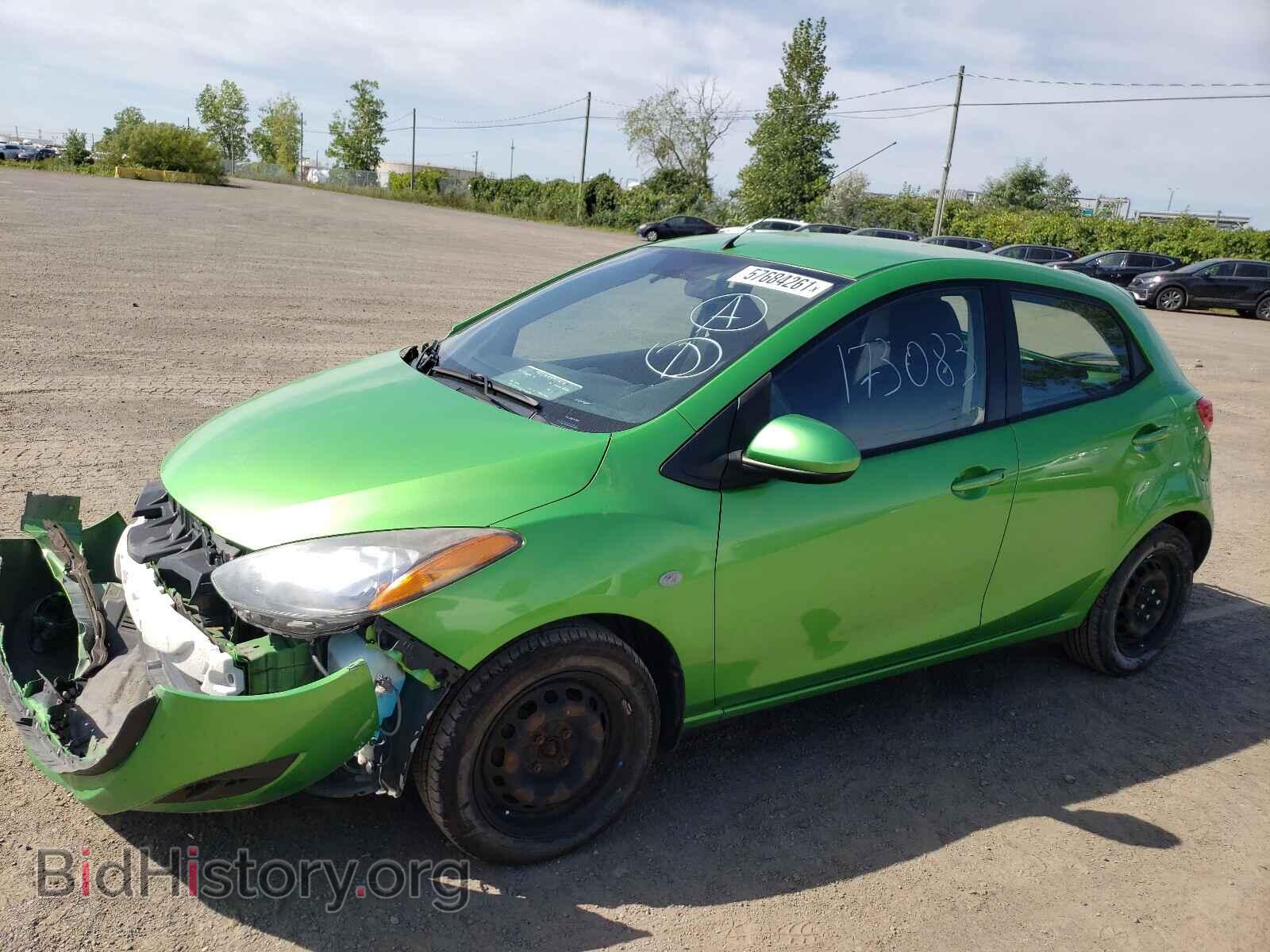 2013 MAZDA 2 - VIN: JM1DE1KY8D0167045 - Фото 2