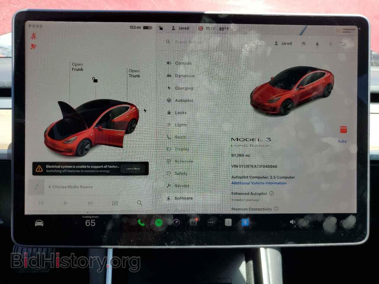 2018 TESLA MODEL 3 - VIN: 5YJ3E1EA7JF045946 - Photo 9
