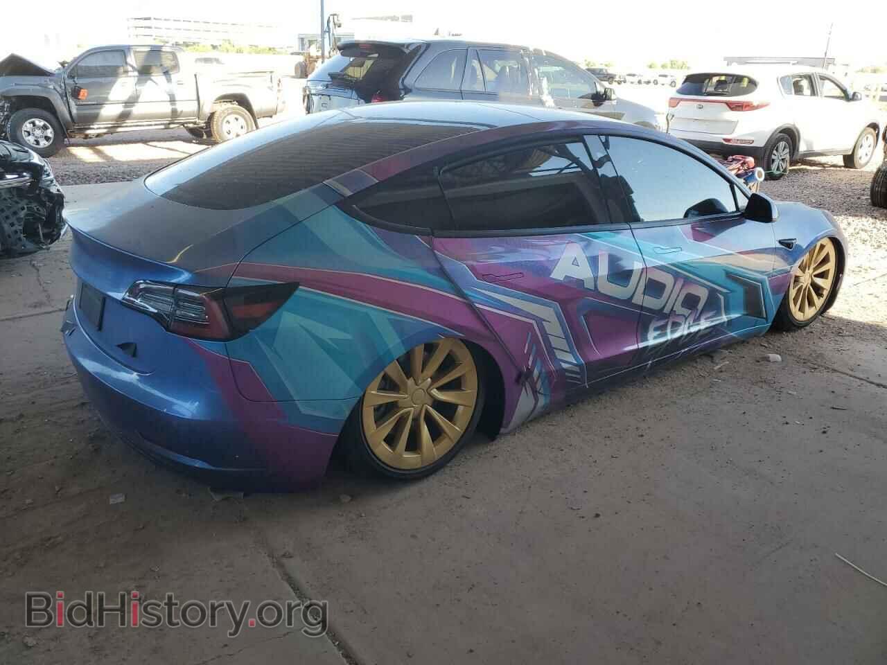 2021 TESLA MODEL 3 - VIN: 5YJ3E1EA1MF990816 - Photo 3
