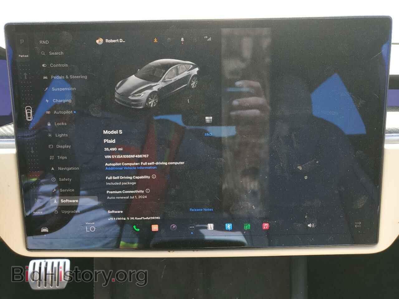 2022 TESLA MODEL S - VIN: 5YJSA1E68NF486767 - Photo 9