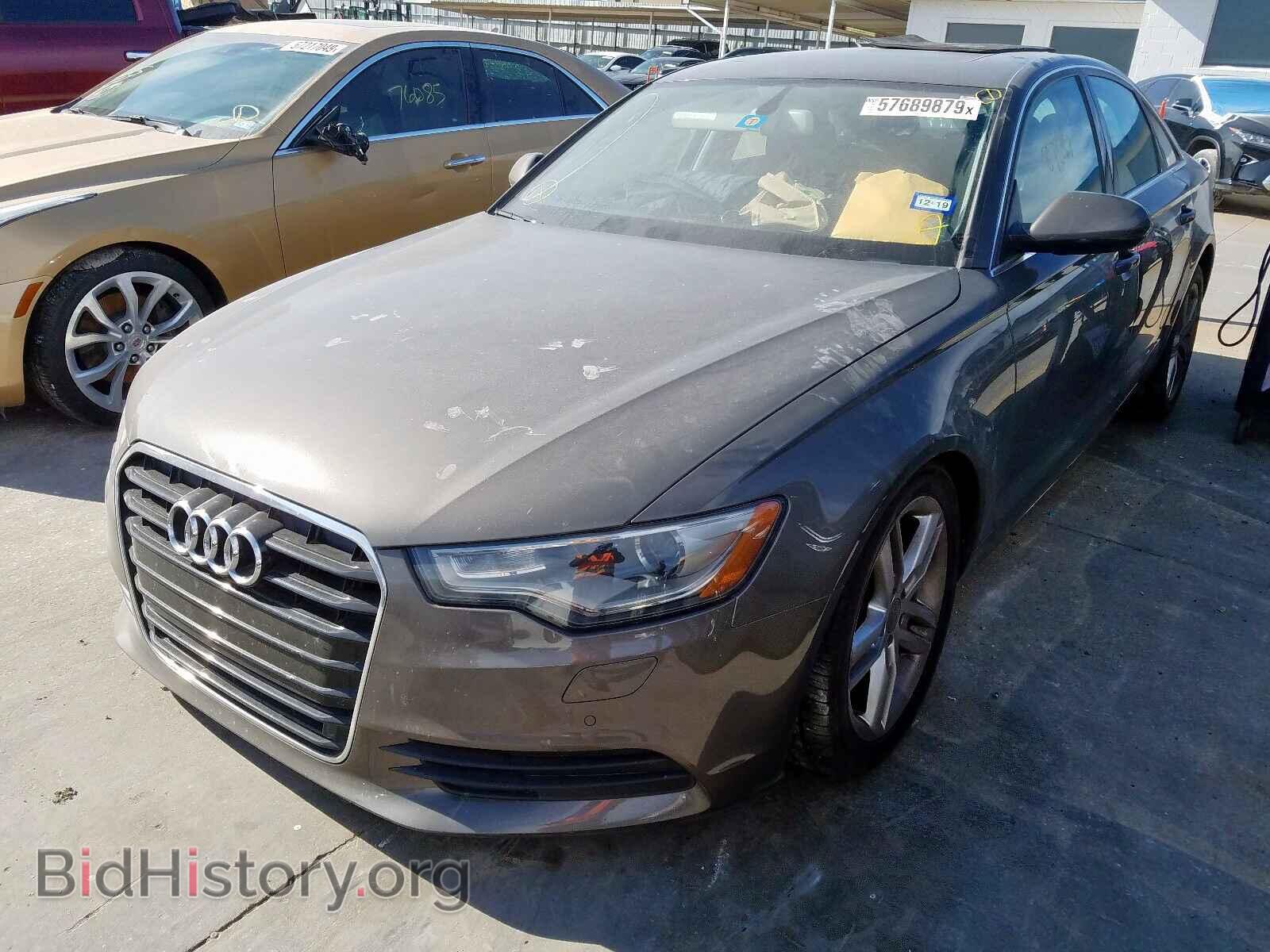 2012 AUDI A6 - VIN: WAUDFAFCXCN142237 - Фото 2