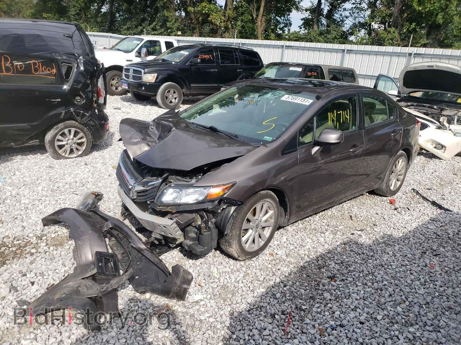 2012 HONDA CIVIC - VIN: 2HGFB2F86CH541021 - Photo 2