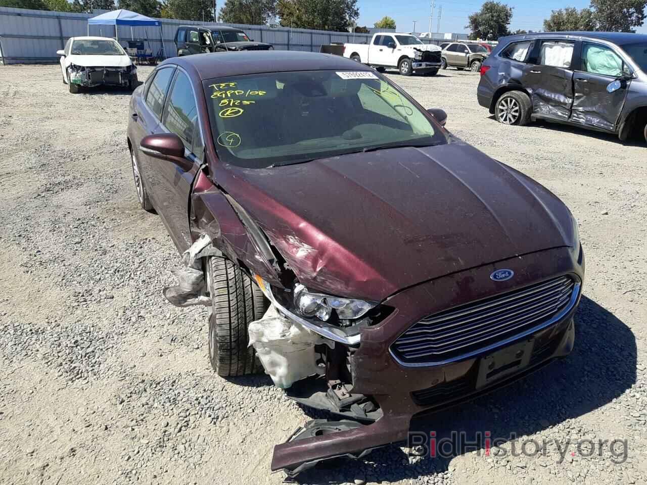 Photo 3FA6P0LU4DR127608 - FORD FUSION 2013