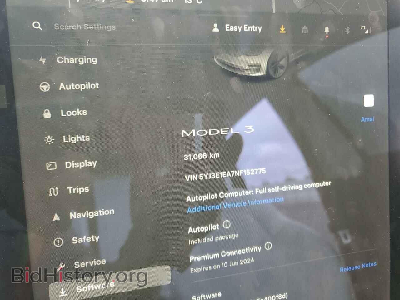 2022 TESLA MODEL 3 - VIN: 5YJ3E1EA7NF152775 - Photo 9