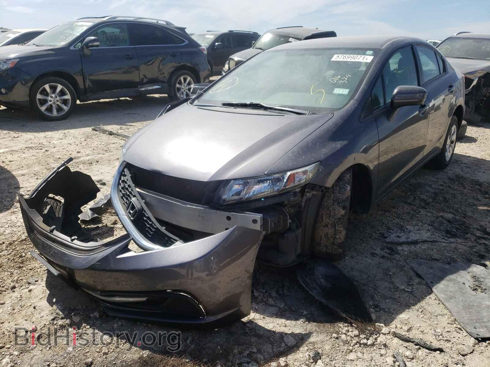 2015 HONDA CIVIC - VIN: 19XFB2F59FE016328 - Фото 2