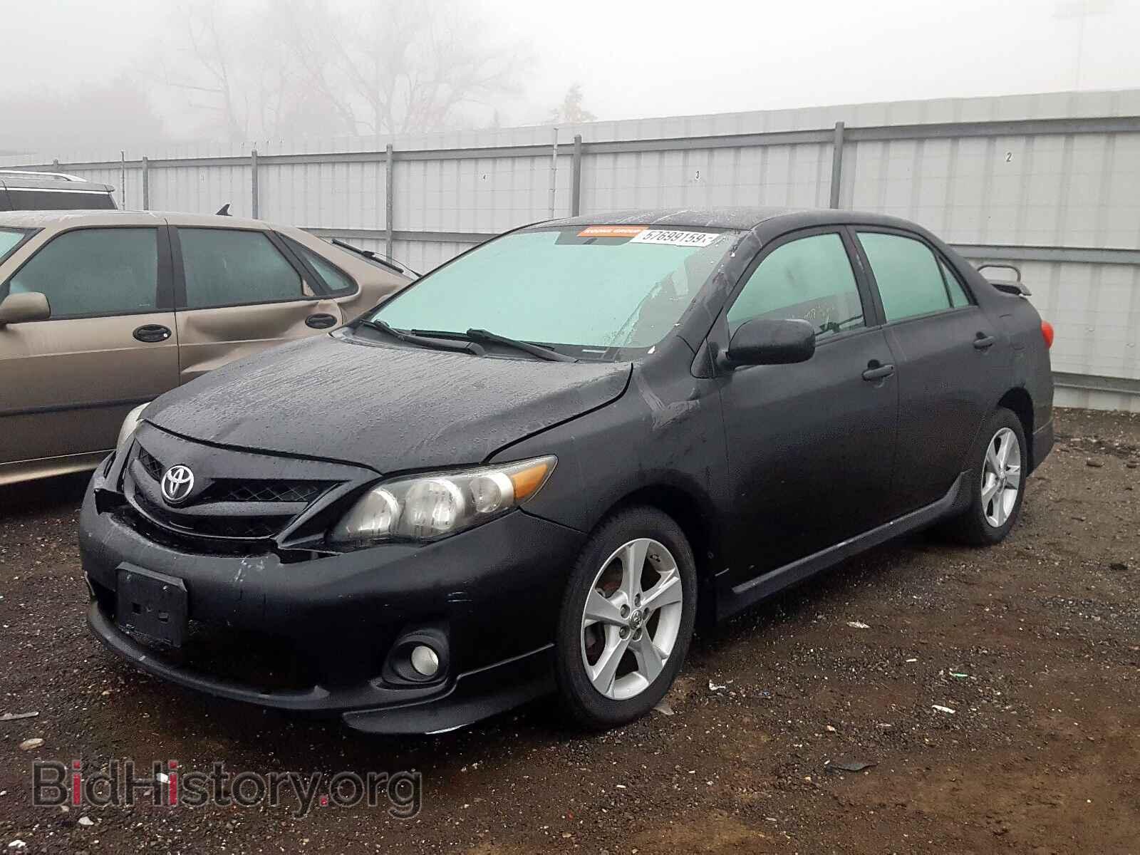 2011 TOYOTA COROLLA BA - VIN: 2T1BU4EE6BC652672 - Фото 2